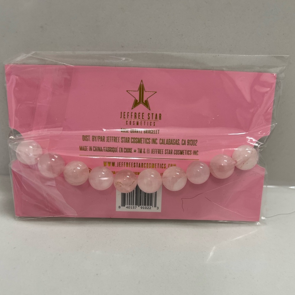 Collectors Item! Jeffree Star Rose Quartz Bracelet exclusive rare merchandise